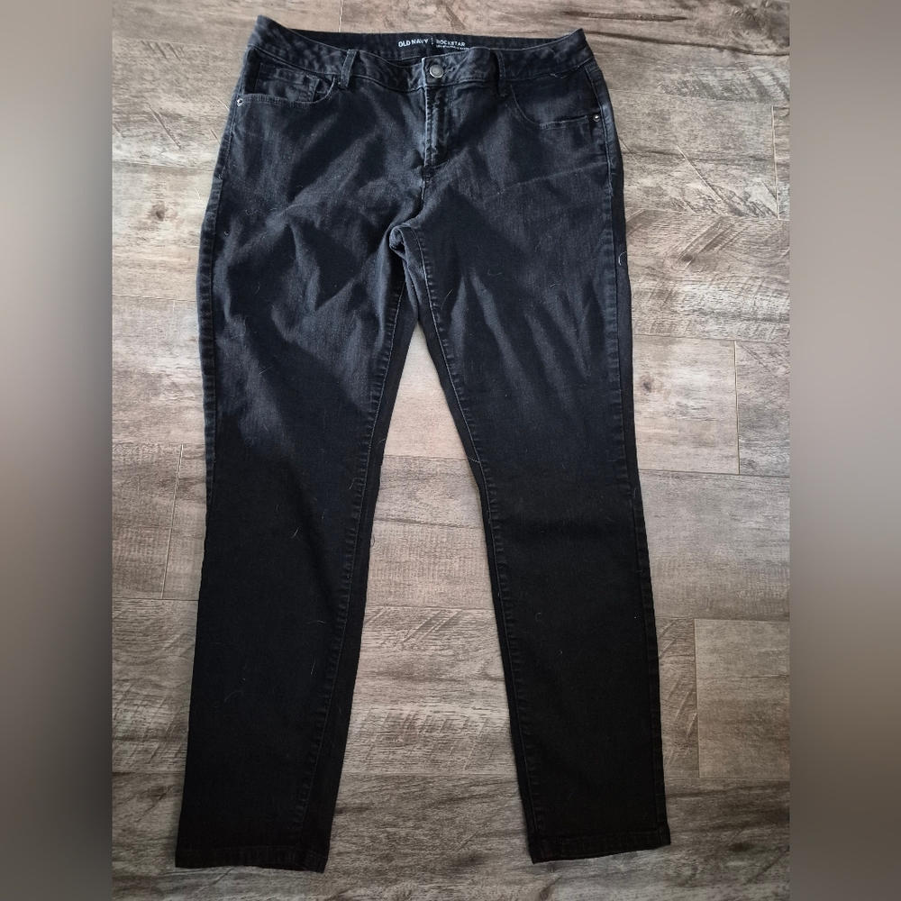 Old Navy Low Rise Black Jeans.